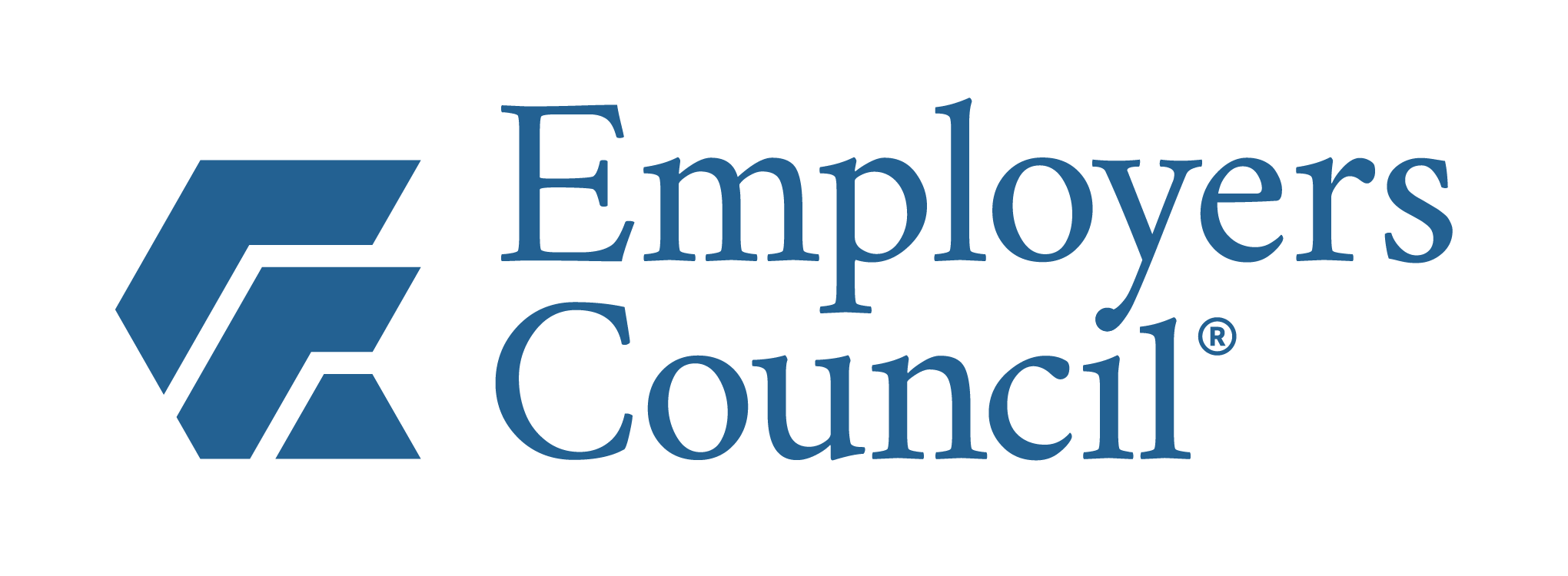 Employers Council logo in blue Employers Council logo in blue